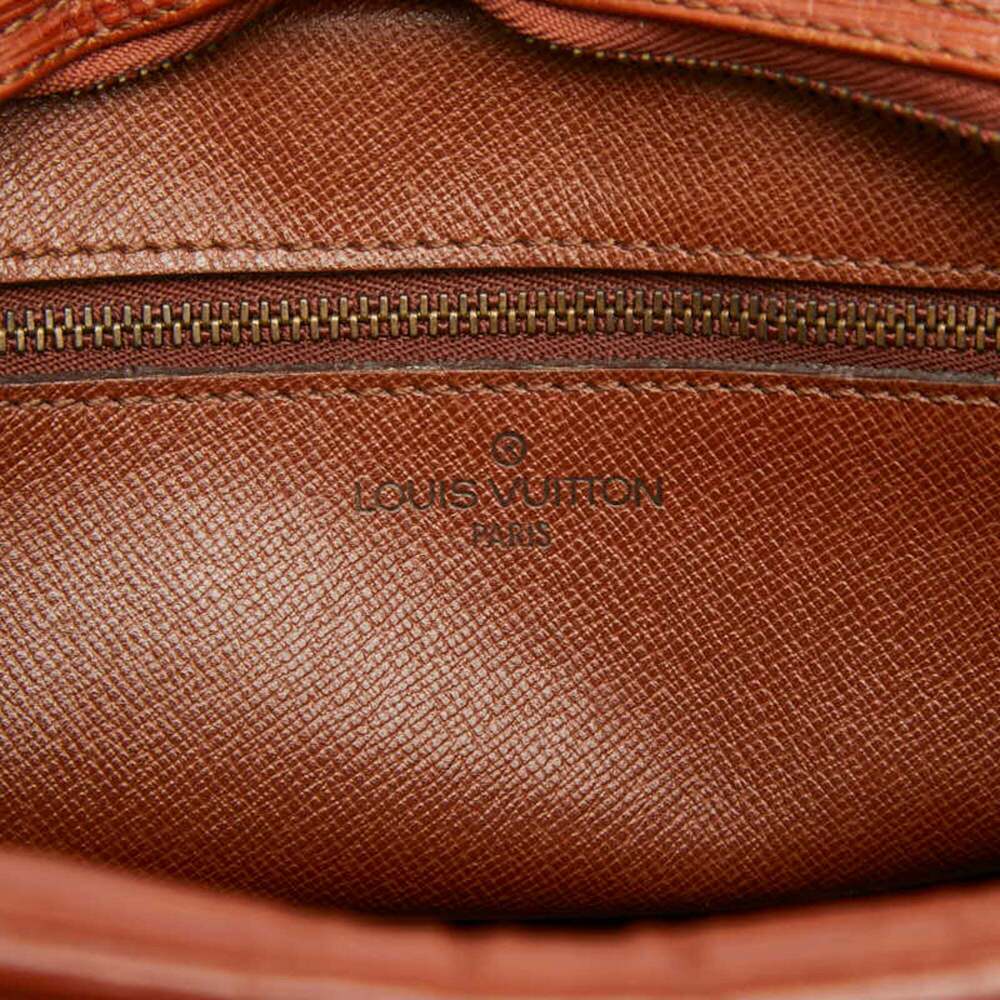 LOUIS VUITTON Authentic Brown Leather Shoulder Bag - Picture 7 of 8